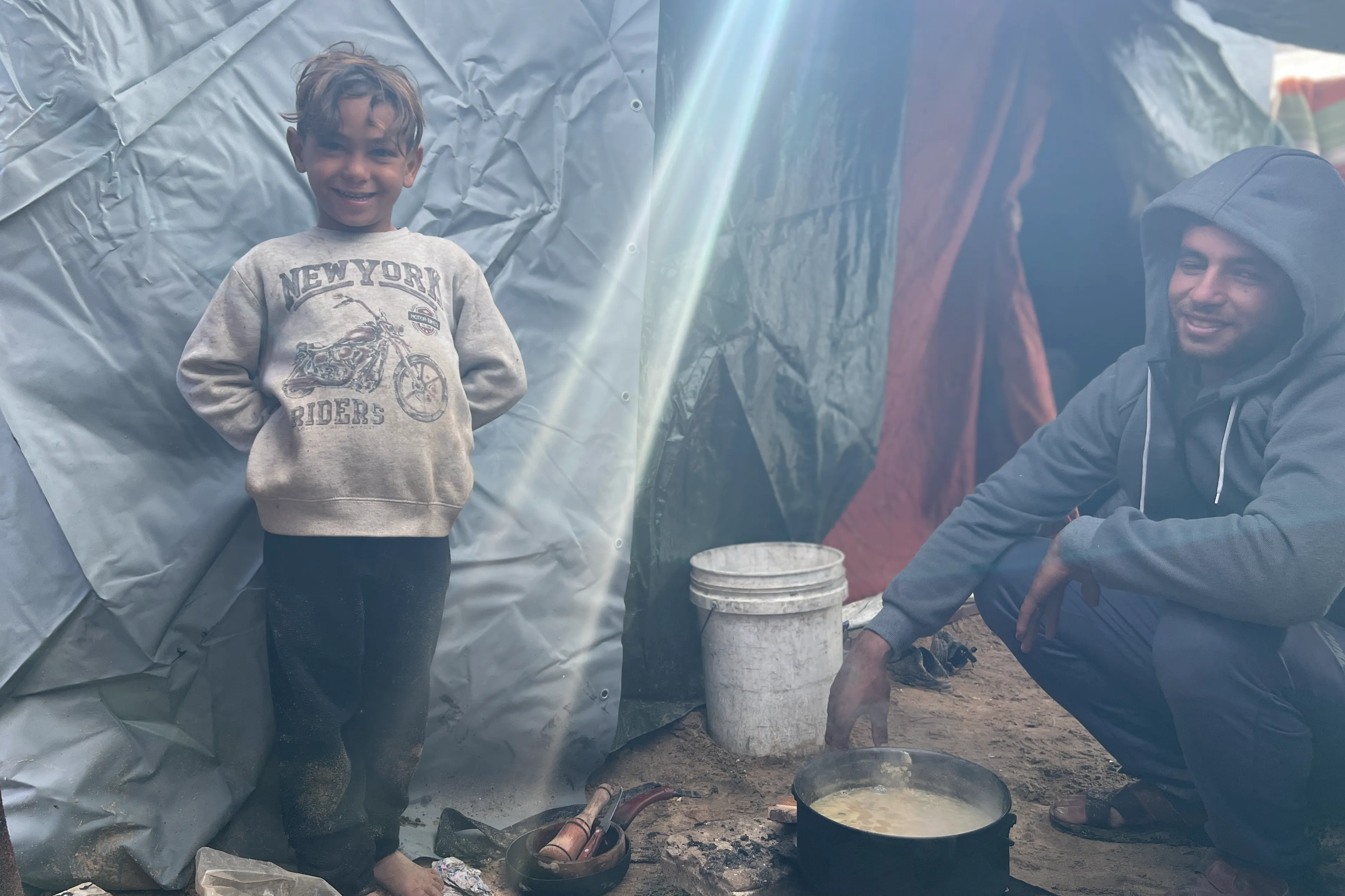 نداء استغاثة من أجل النازحين في شمال غزة