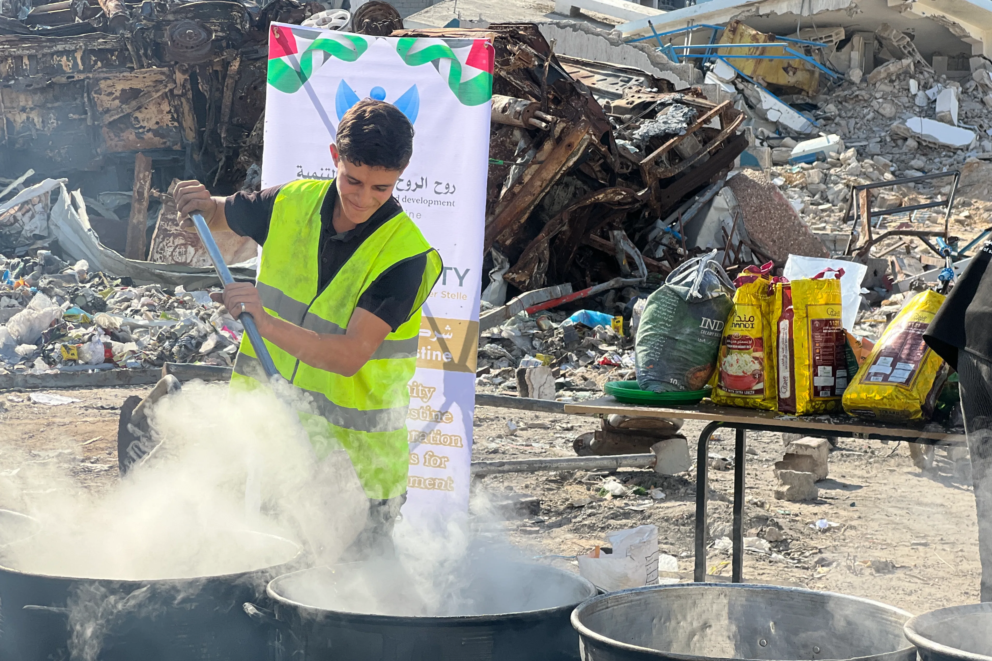 نداء استغاثة من أجل النازحين في شمال غزة
