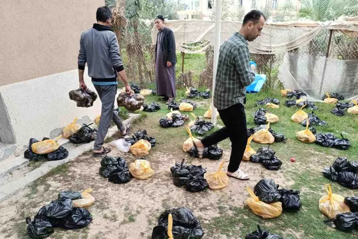 حملة توزيع الخضروات والفواكه